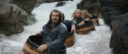 The famous barrel scene is among the highlights of "The Hobbit: The Desolation of Smaug." ©2013 Warner Bros. Entertainment Inc. and Metro-Goldwyn-Mayer Pictures Inc. All Rights Reserved.