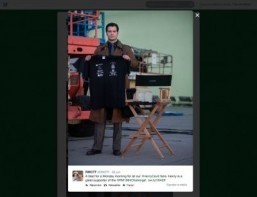 Henry Cavill dons Clark Kent duds for Twitter