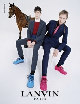 Lanvin campaign with Edie Campbell a family affair