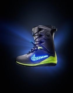 Nike’s new LED-adorned snowboots light up the slopes