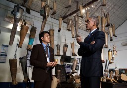 Channapha Khamvongsa: After War, A New Legacy of Peace in Laos: President Obama became the first U.S. president to visit Laos, where he discussed his work to address a legacy of war in the country. (White House official photo)