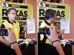 Roxas says he will not spend more than what law provides on campaign