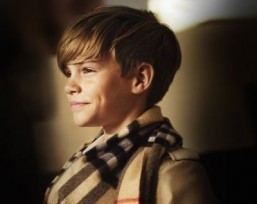 Romeo Beckham returns for Burberry