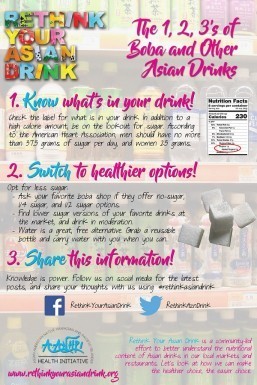 Local health groups launch ‘Rethink Your Asian Drink’ campaign