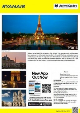 Ryanair launches its online travel guides