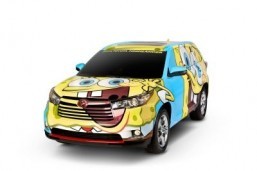 Toyota Highlander: a one-off SpongeBob concept