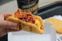 Taco Bell enters breakfast turf with waffle taco