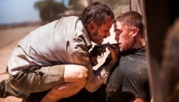 Still from "The Rover" starring Guy Pearce (L) and Robert Pattinson (R) ©2014 A24 Films. All Rights Reserved.