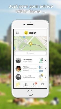Triber, an app to find your friends