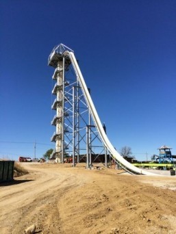 Verruckt, which means 'insane' in German will be the tallest water slide in the world. © Schlitterbahn Waterparks and Resorts